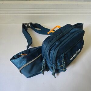 Outdoor Products Blue Teal Hiking Trail Waist Pack Fanny Pack Belt Bag